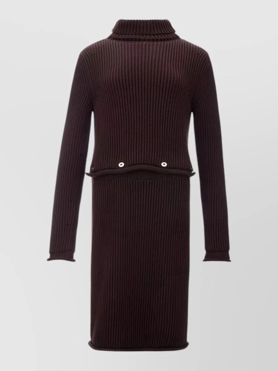 Bottega Veneta viscose midi dress