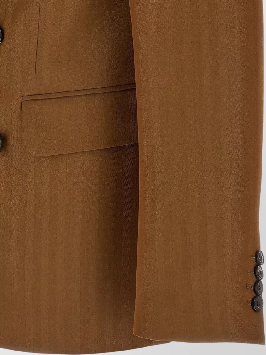 Dries Van Noten Barry Blazer Structured Shoulders Notch Lapel