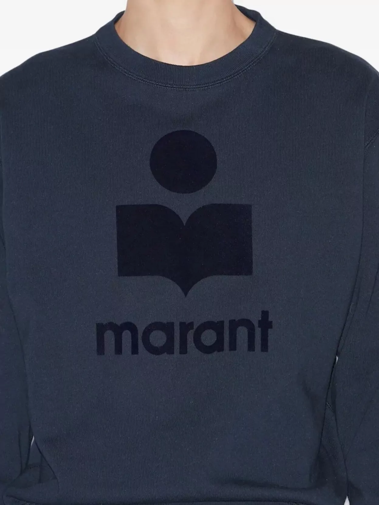 Isabel Marant Mikoy Cotton Blend Sweater With Ribbed Hem