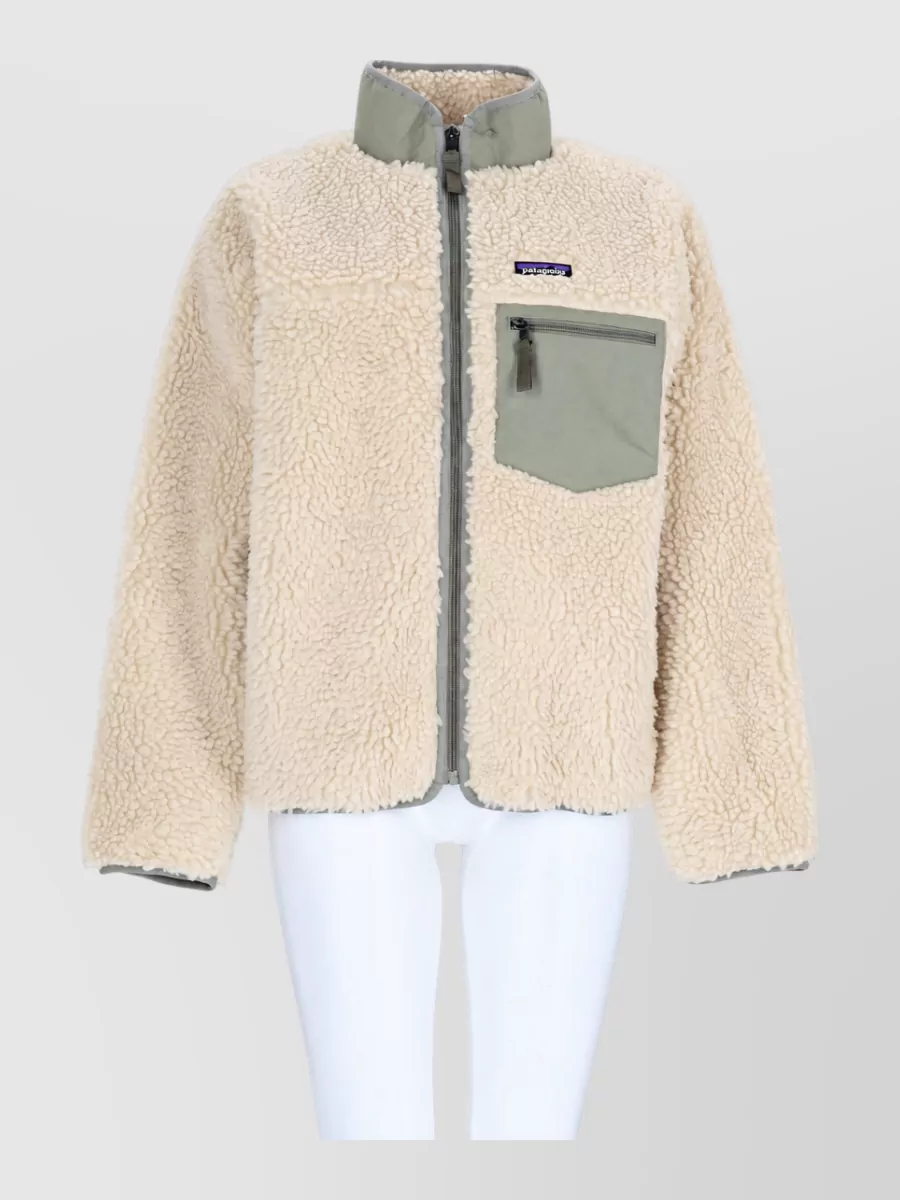 Patagonia faux shearling coat