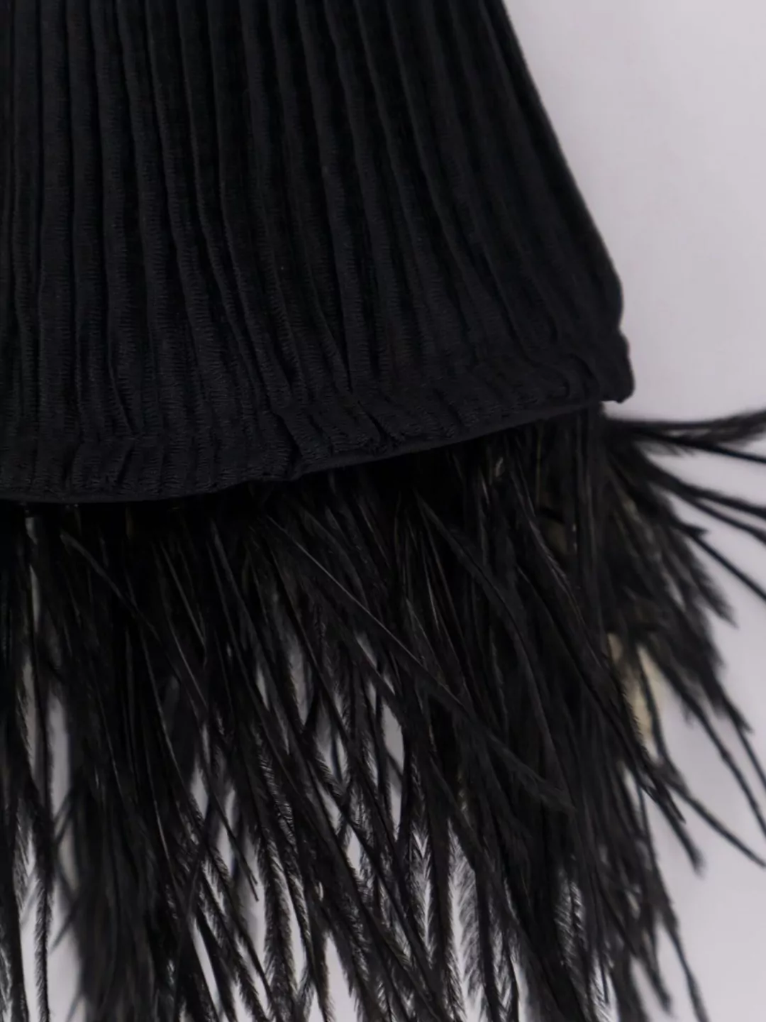 Hugo Boss Long Sleeve Knitwear Featuring Feather Cuffs In Black