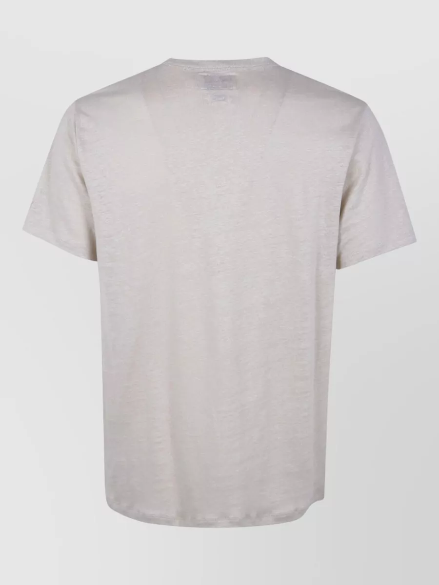 Mc2 Saint Barth Linen Roundneck T-Shirt