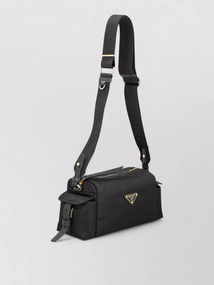 Prada Canvas Shoulder Bag