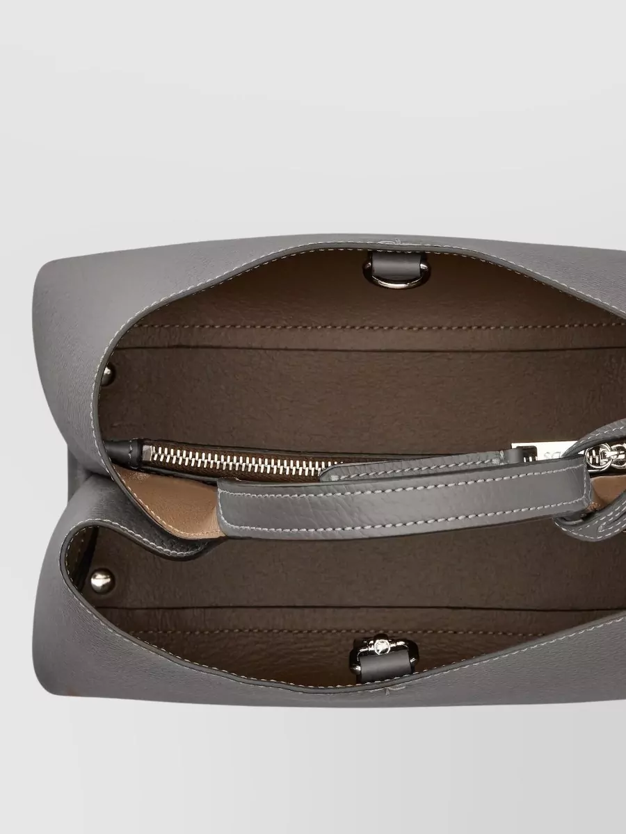 Tod's T Timeless Micro Leather Tote Bag