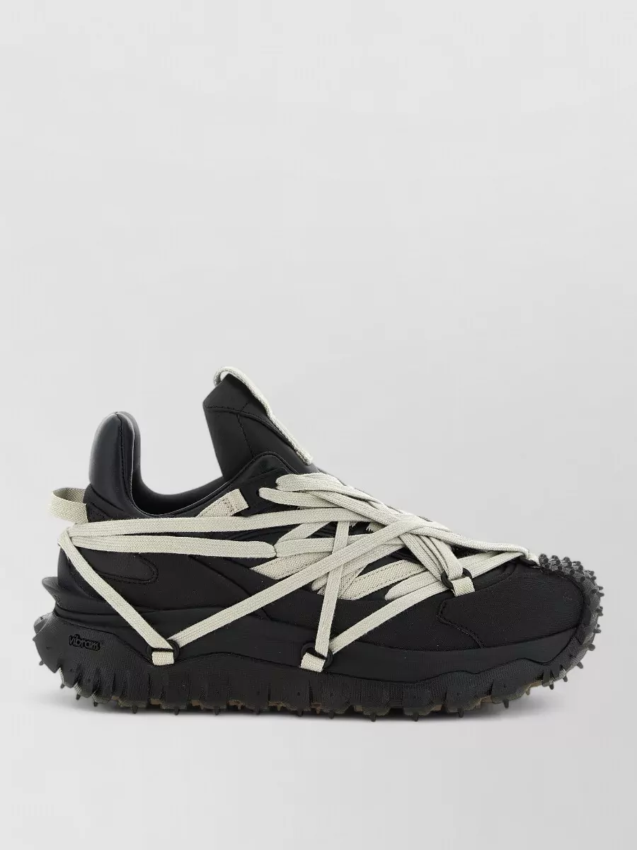 Rick Owens Moncler Trailgrip Megalace High Top Sneakers