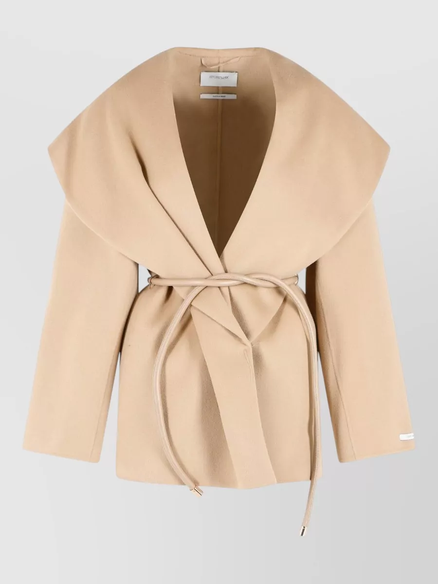 Sportmax virgin wool cape
