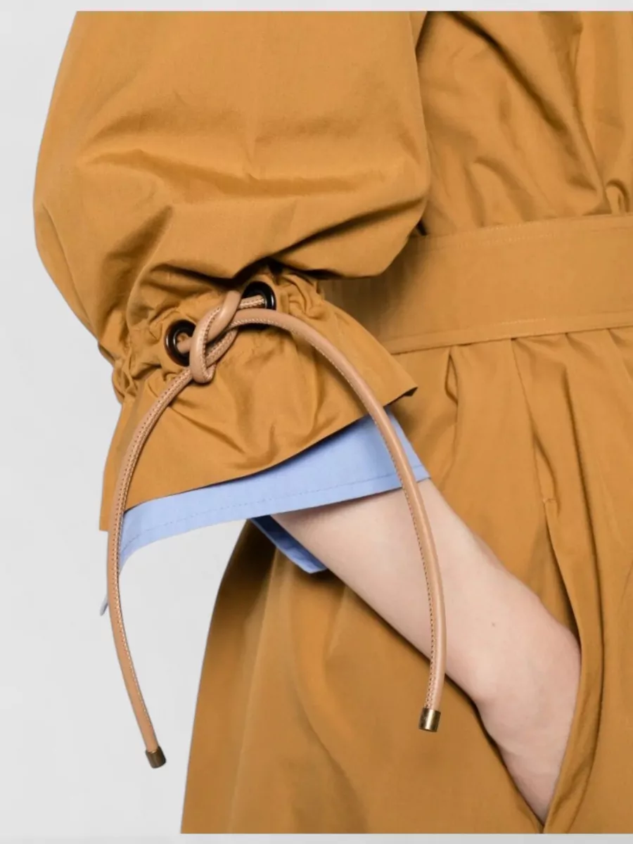 Max Mara Cotton Oversized Belted Trench Coat