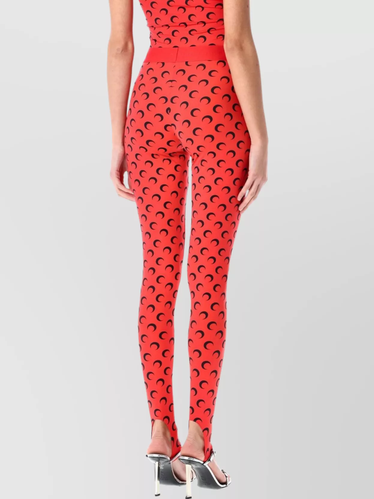 Marine Serre Moon Print Leggings High-Rise