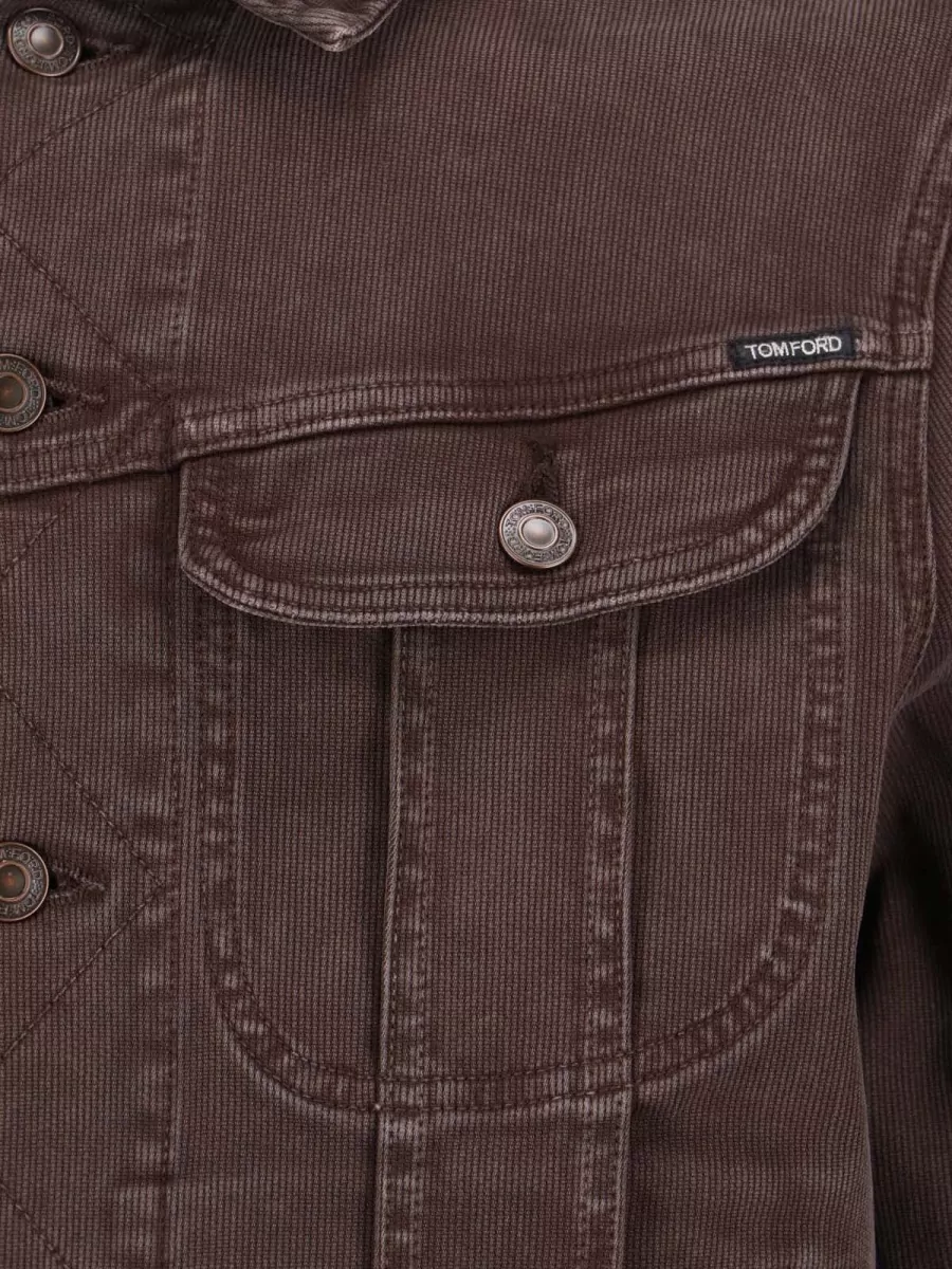 Tom Ford Long Sleeve Jacket Point Collar Design