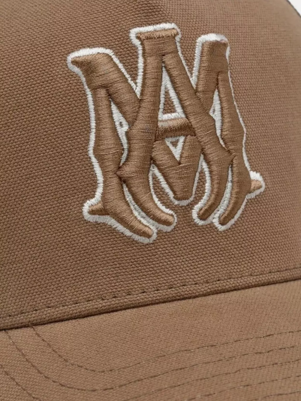 Amiri Trucker Hat With Curved Brim And Mesh