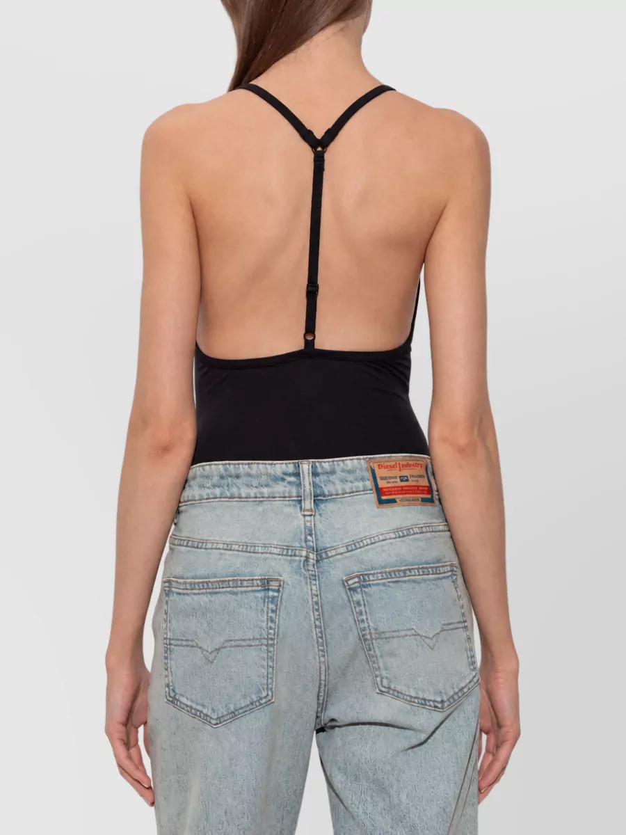 Diesel Logo Print Bodysuit