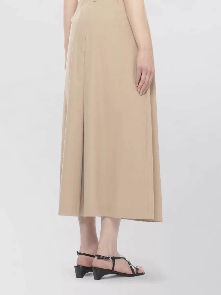 Peserico Mid-Rise Pleated Midi Skirt