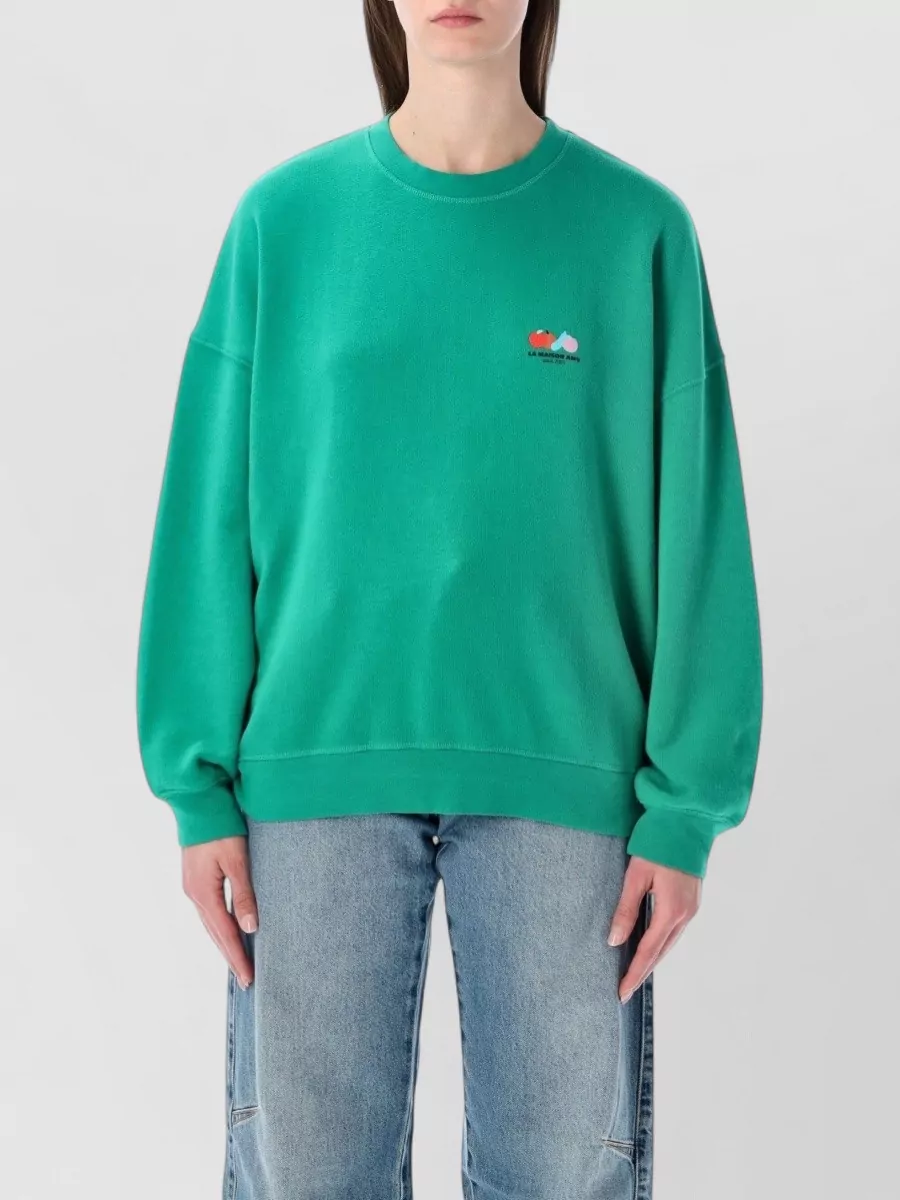 American Vintage Logo-Print Loose-Fit Sweatshirt
