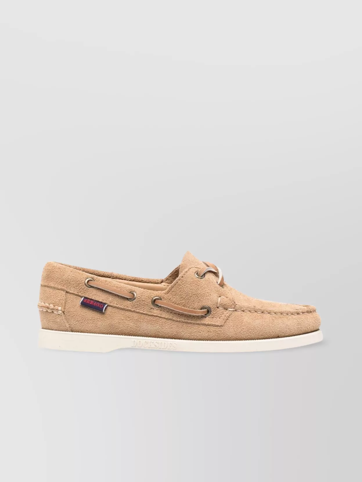 Sebago Round Toe Lace-Up Shoes With Rubber Sole