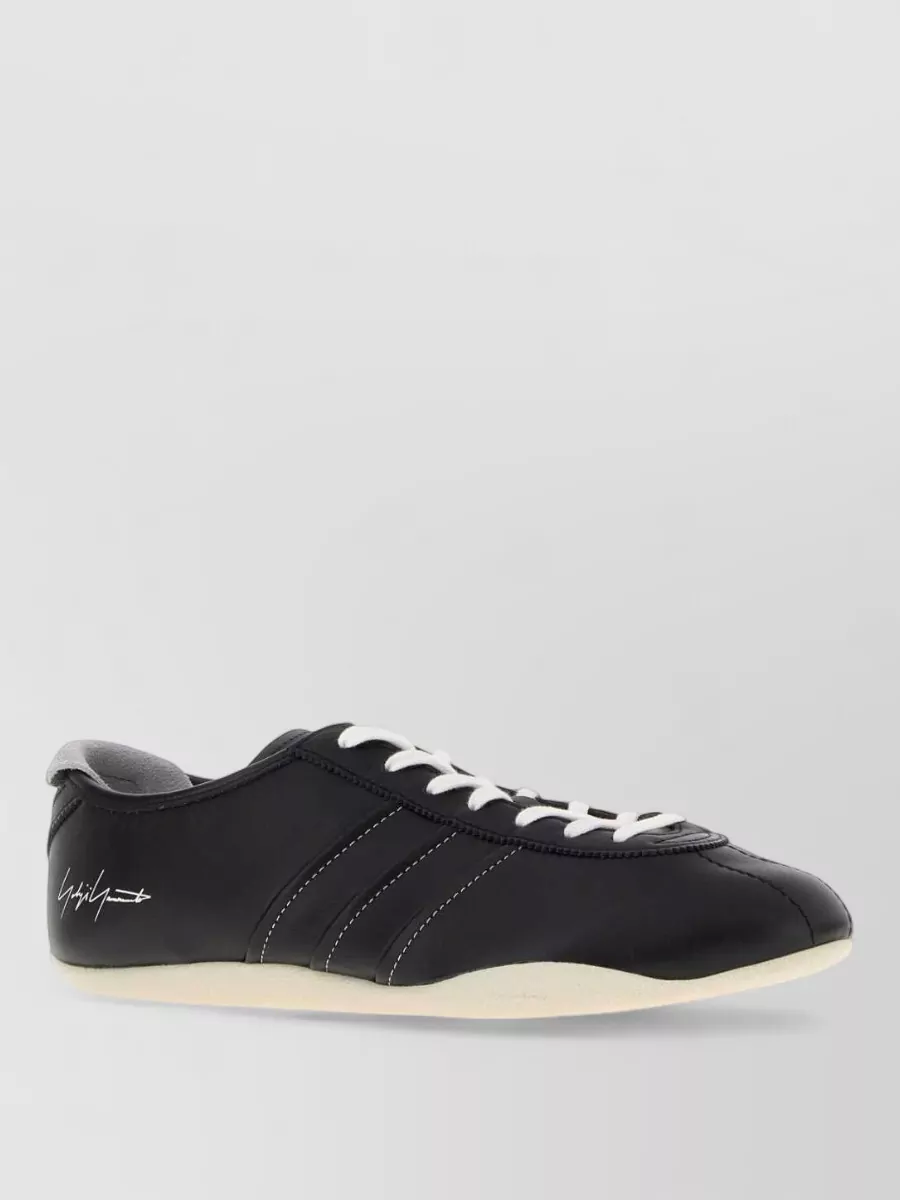 Y3 Yamamoto leather lace-up sneakers