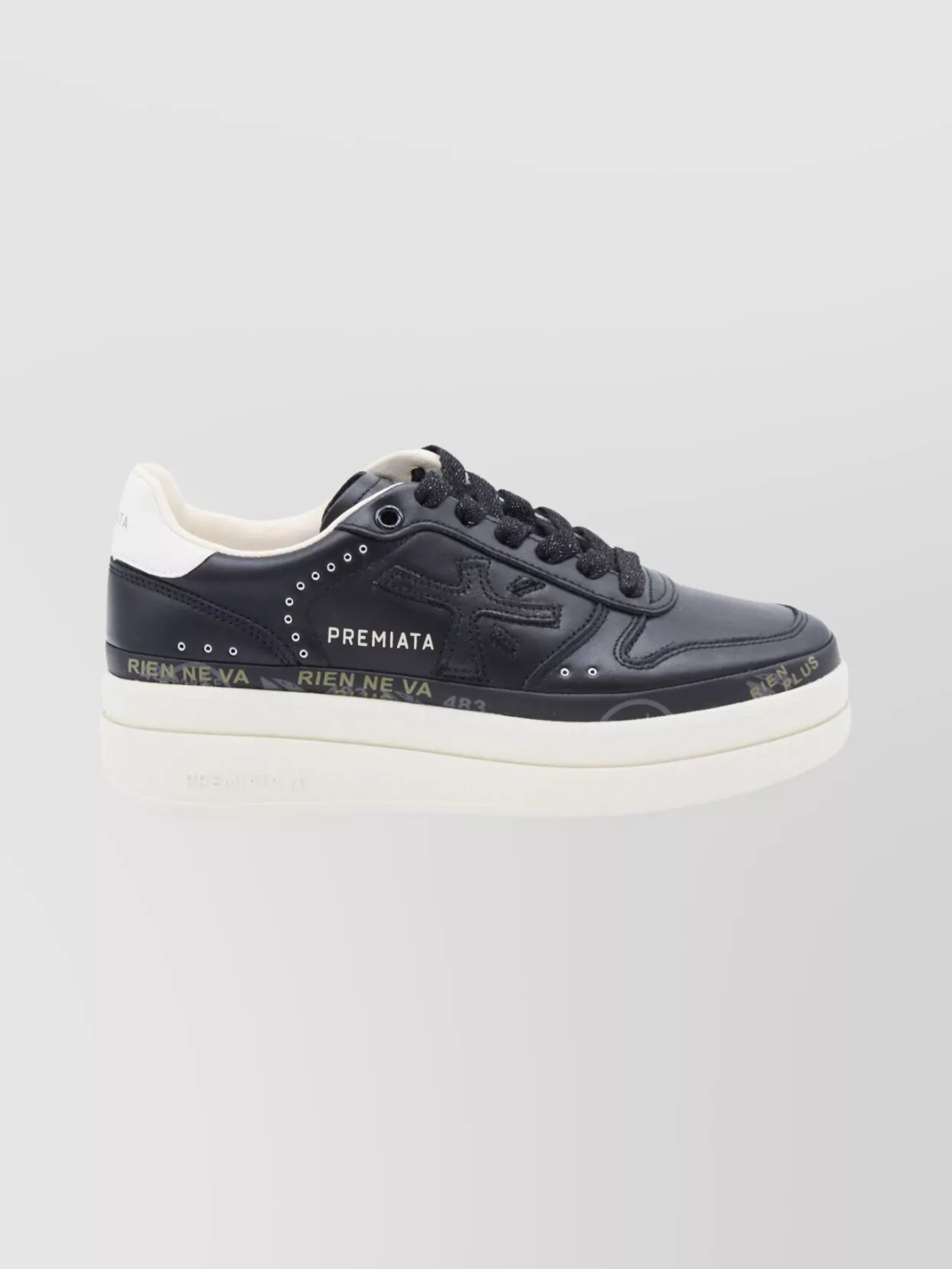 Premiata Stylish Low Top Sneakers With Platform Sole