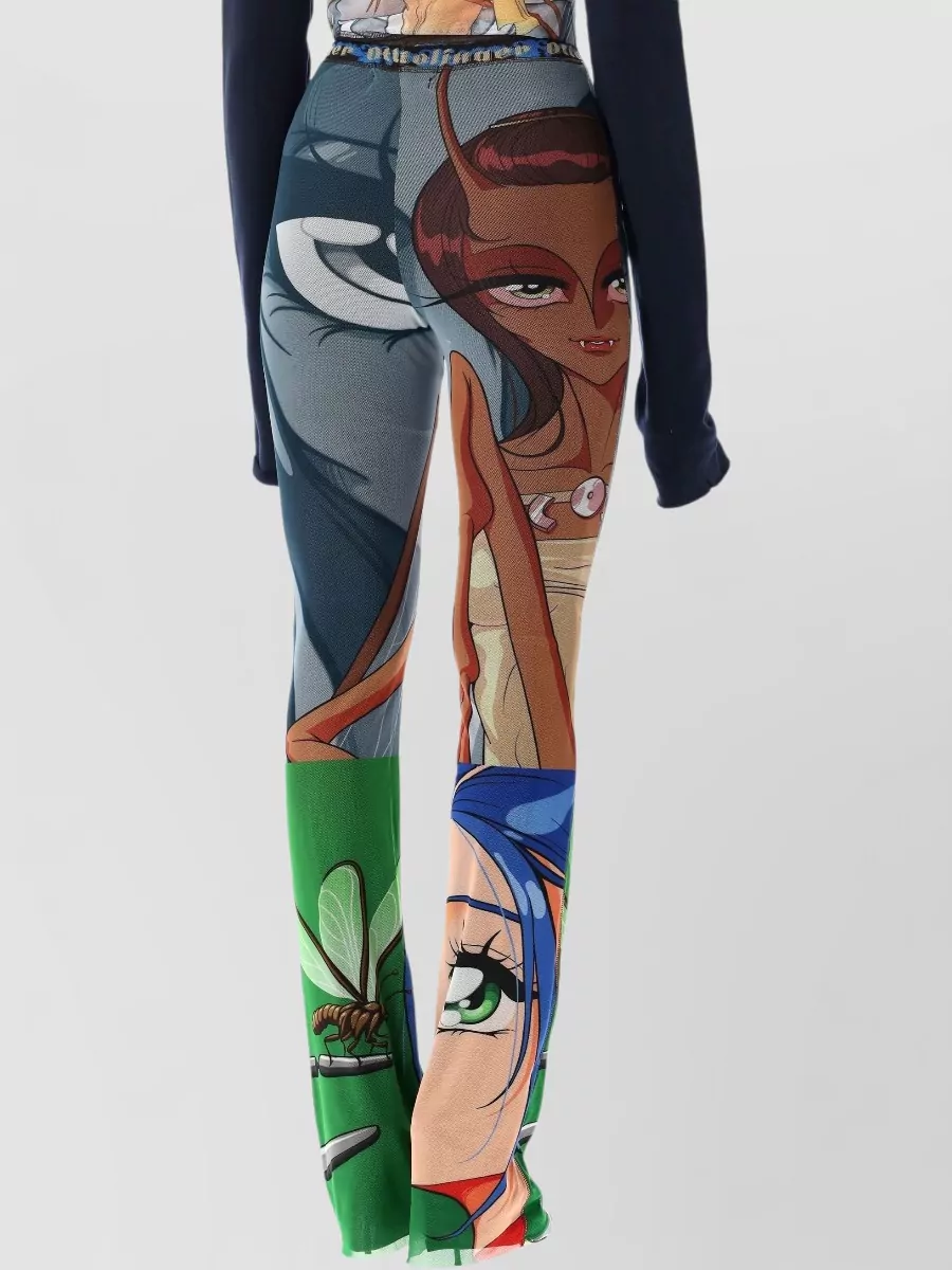 Ottolinger Mesh Slim-Fit Leggings