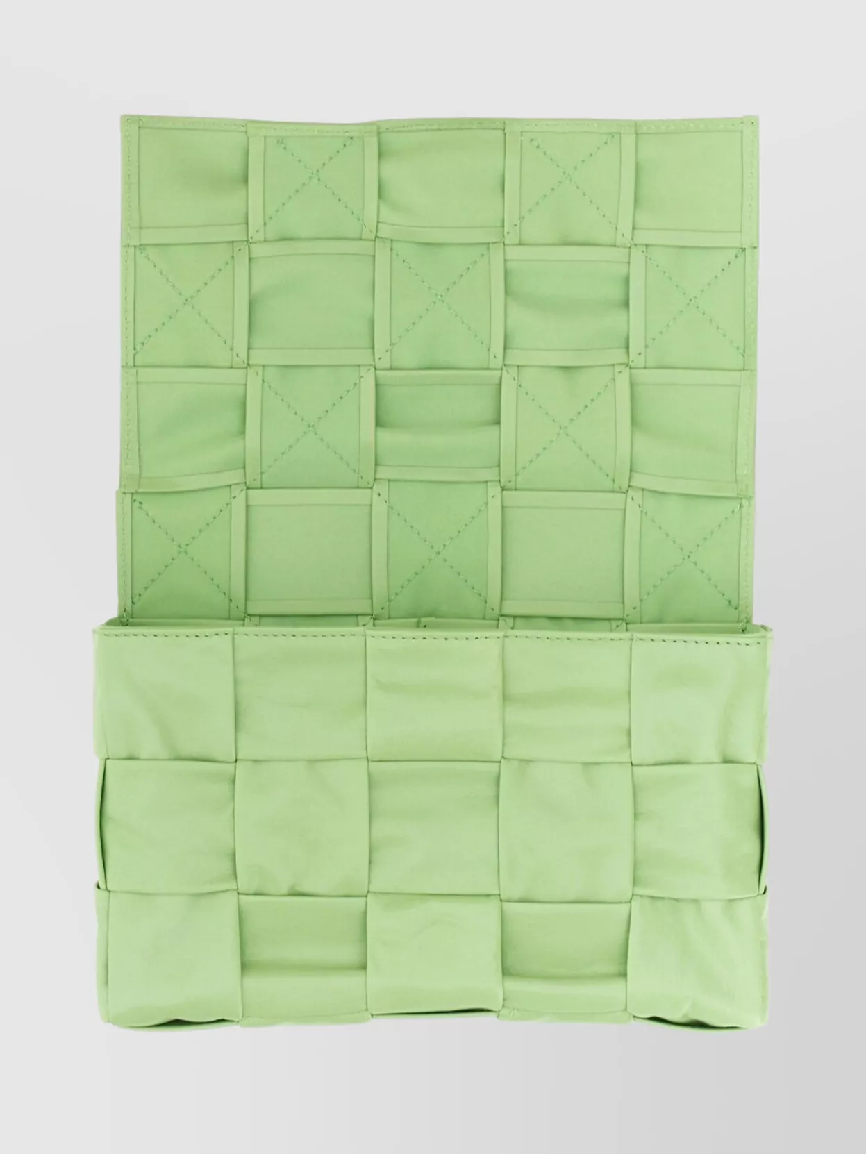 Bottega Veneta Rectangular Woven Messenger Bag With Adjustable Strap