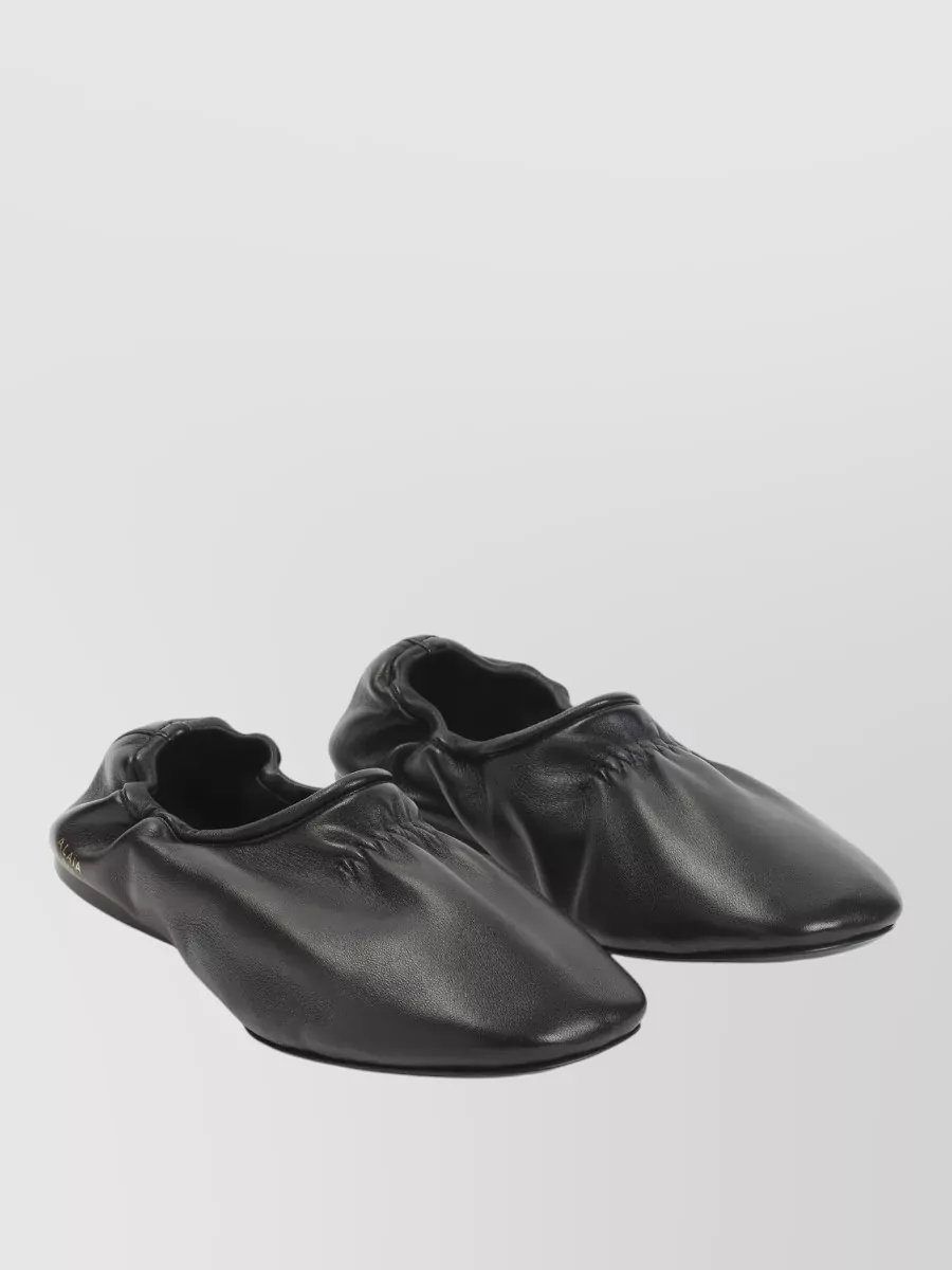 Alaïa Lamb Leather Slippers