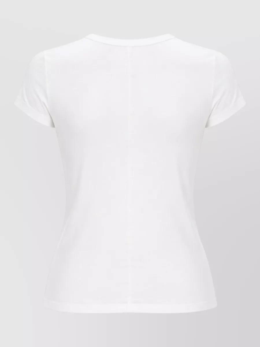 Rick Owens Cotton Crew Neck Short Sleeve Top