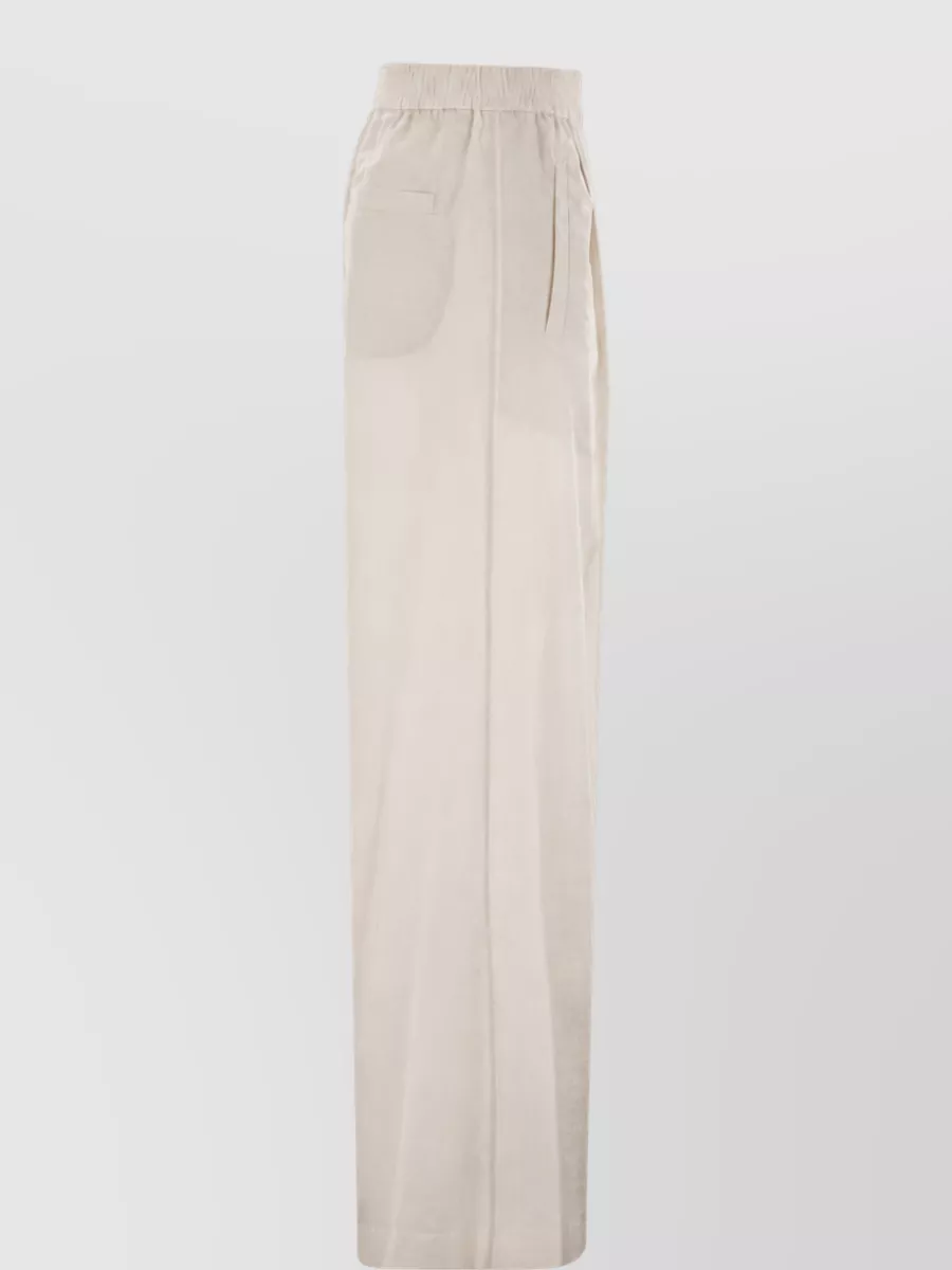 Brunello Cucinelli Loose-Fit Wide-Leg Trousers