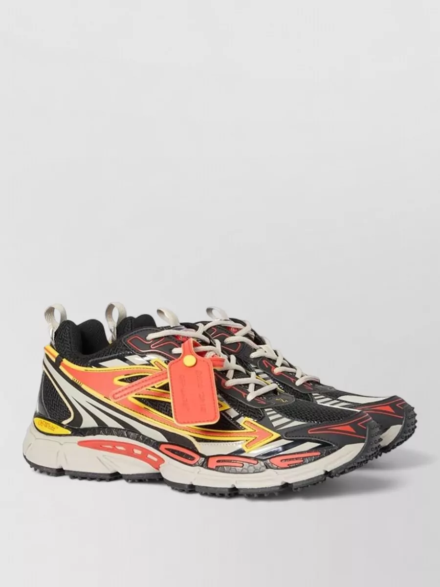 Off-White mesh low-top sneakers