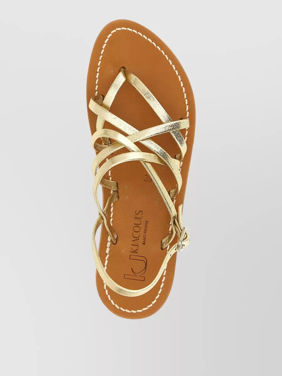 K. Jacques Leather Thong Sandals