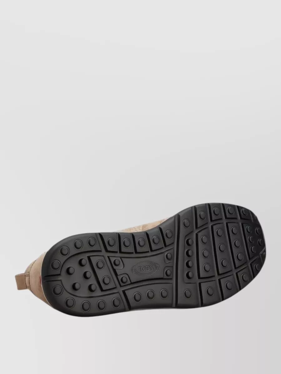 Tod's Leather Knit Low-Top Sneakers