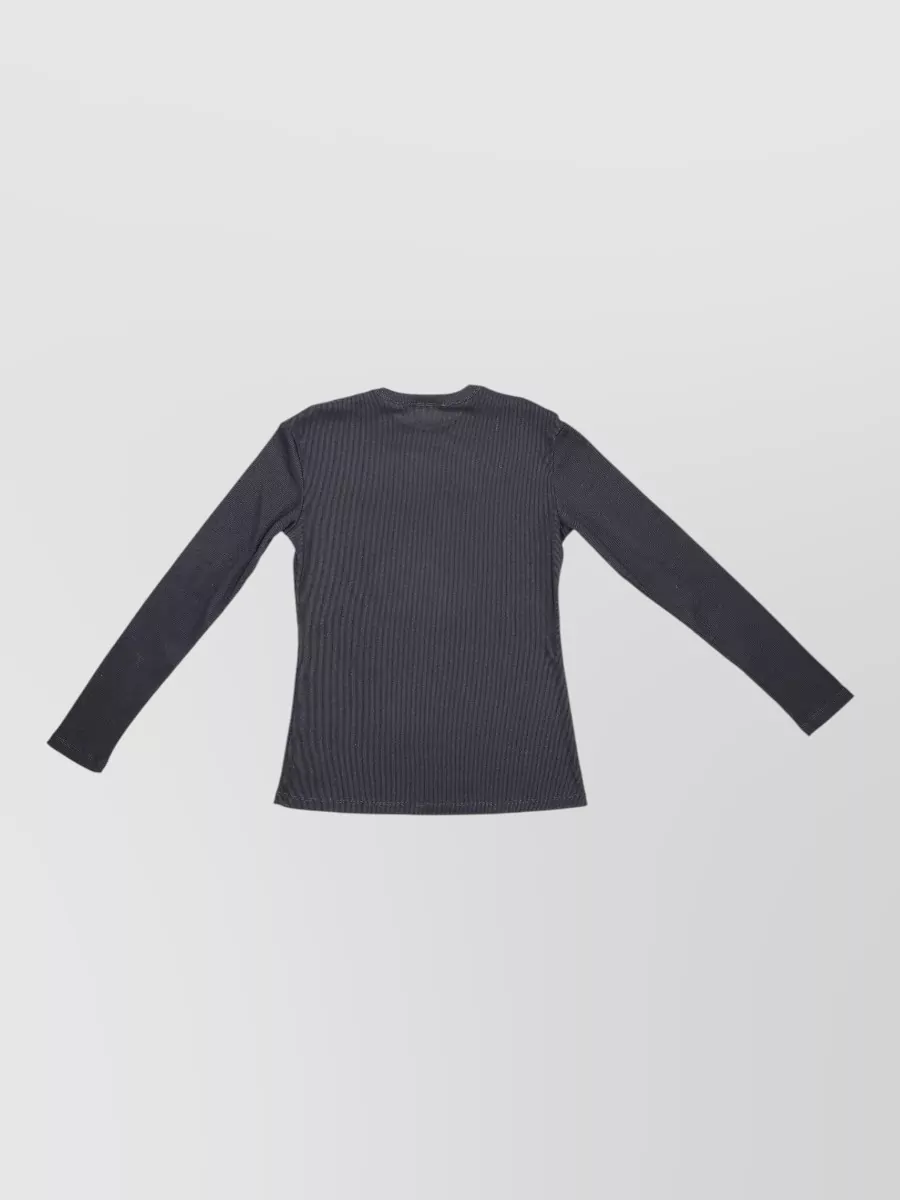 La Rose Ribbed Long-Sleeve T-Shirt