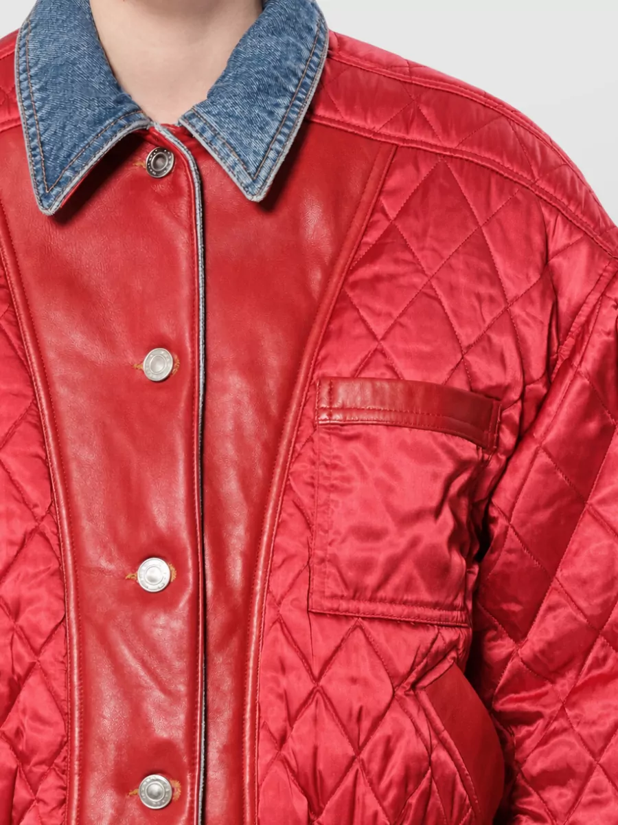 Isabel Marant Diamond-Quilted Cropped Jacket