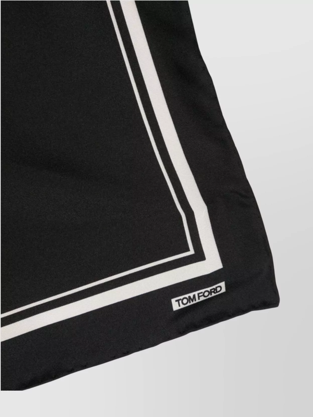 Tom Ford Square Scarves Contrast Border