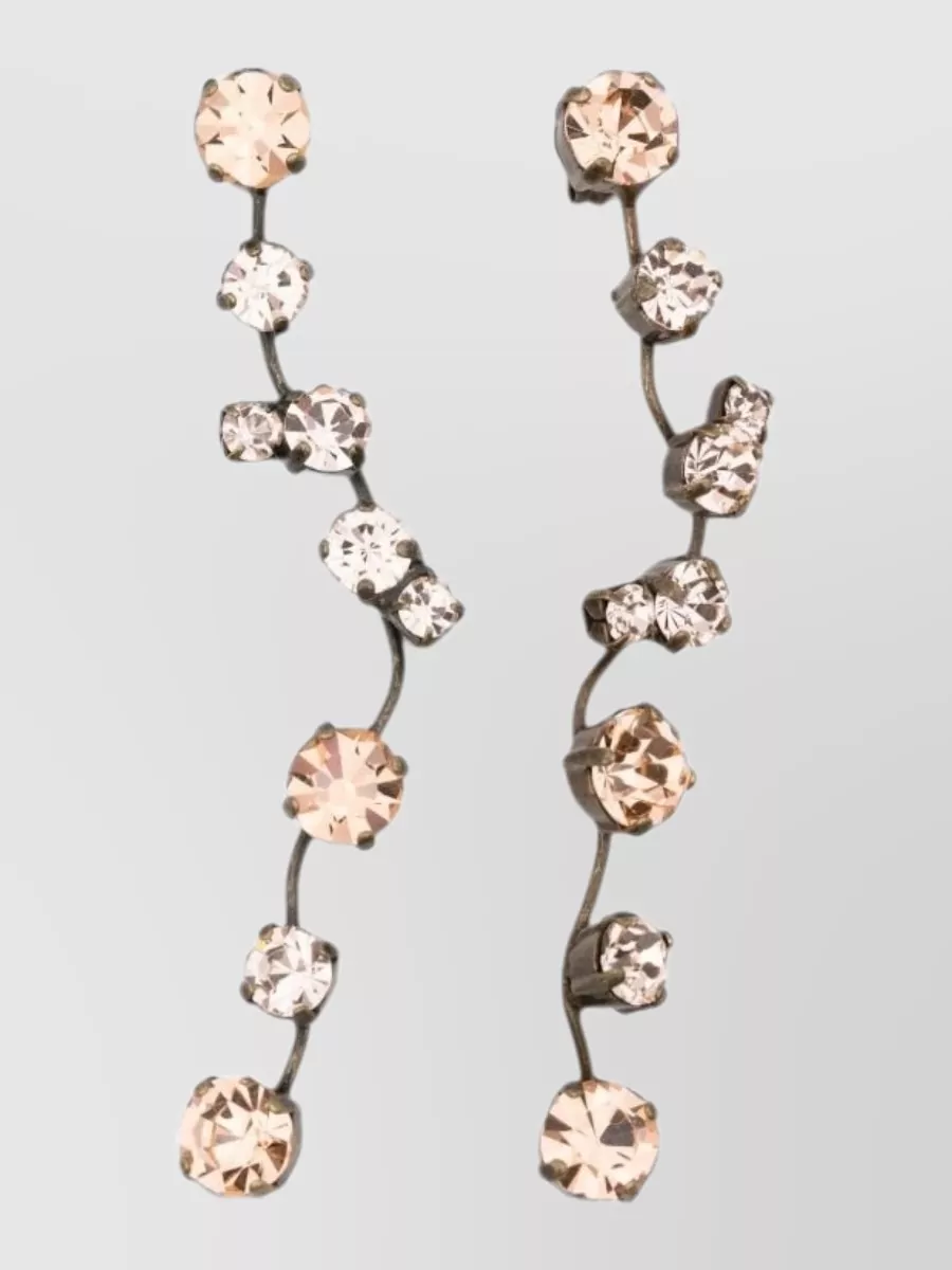 Forte Forte crystal-embellished drop earrings