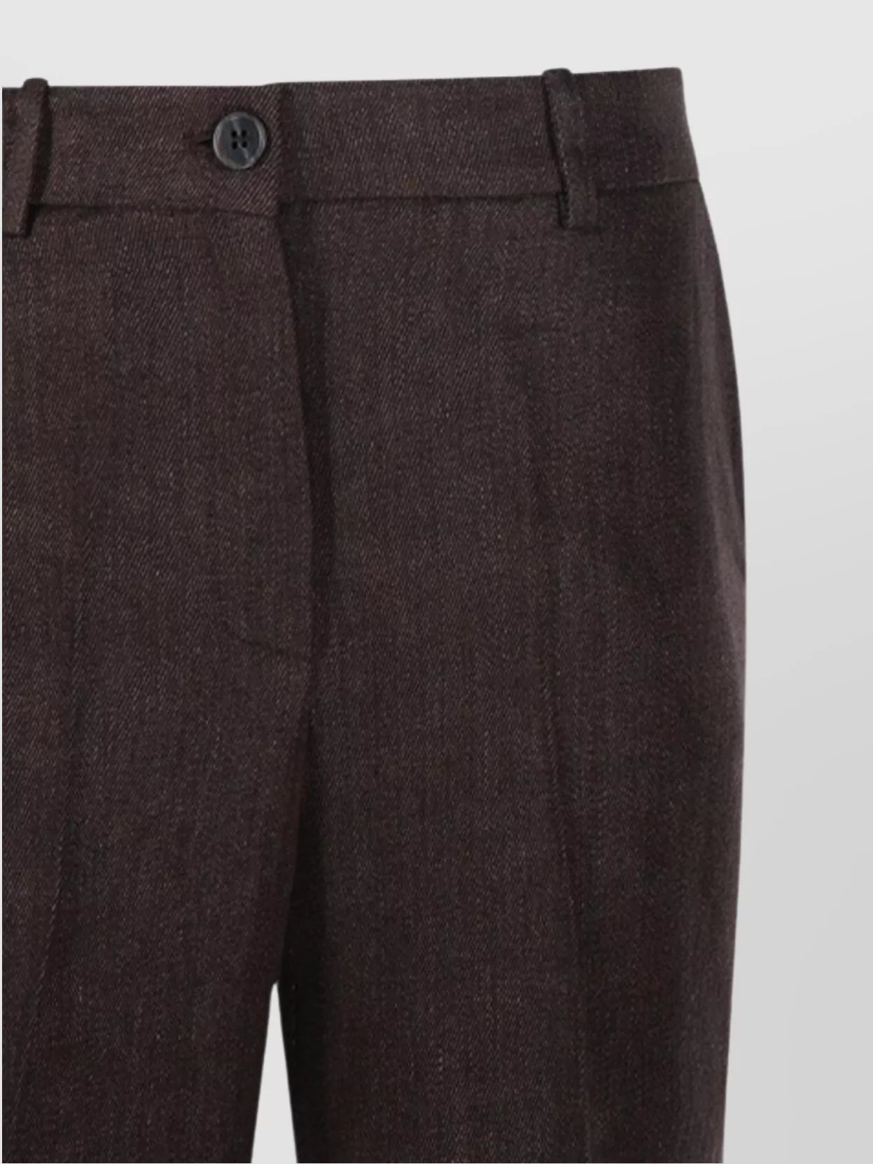 Shop P.a.r.o.s.h Trousers Front Pleats Belt Loops