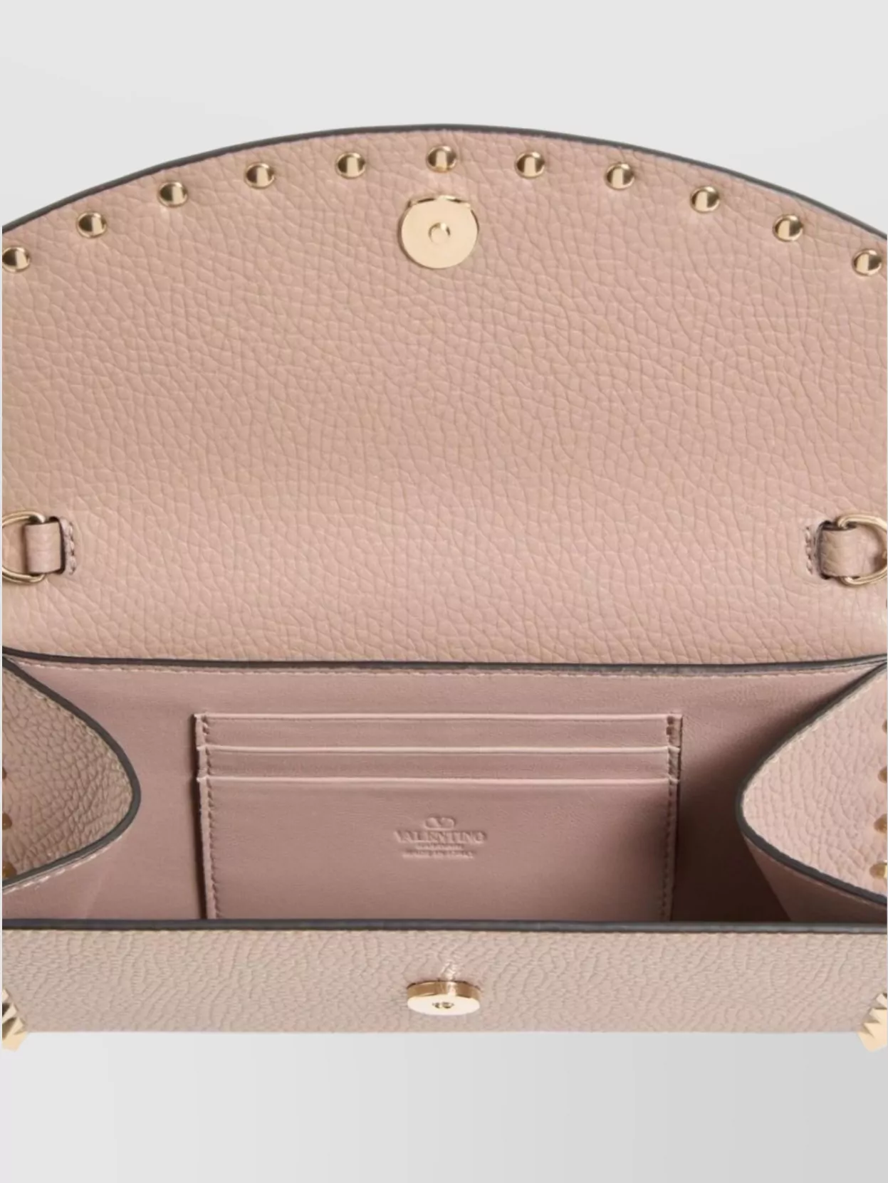 Valentino Garavani Chain Wallet Featuring Studded Design