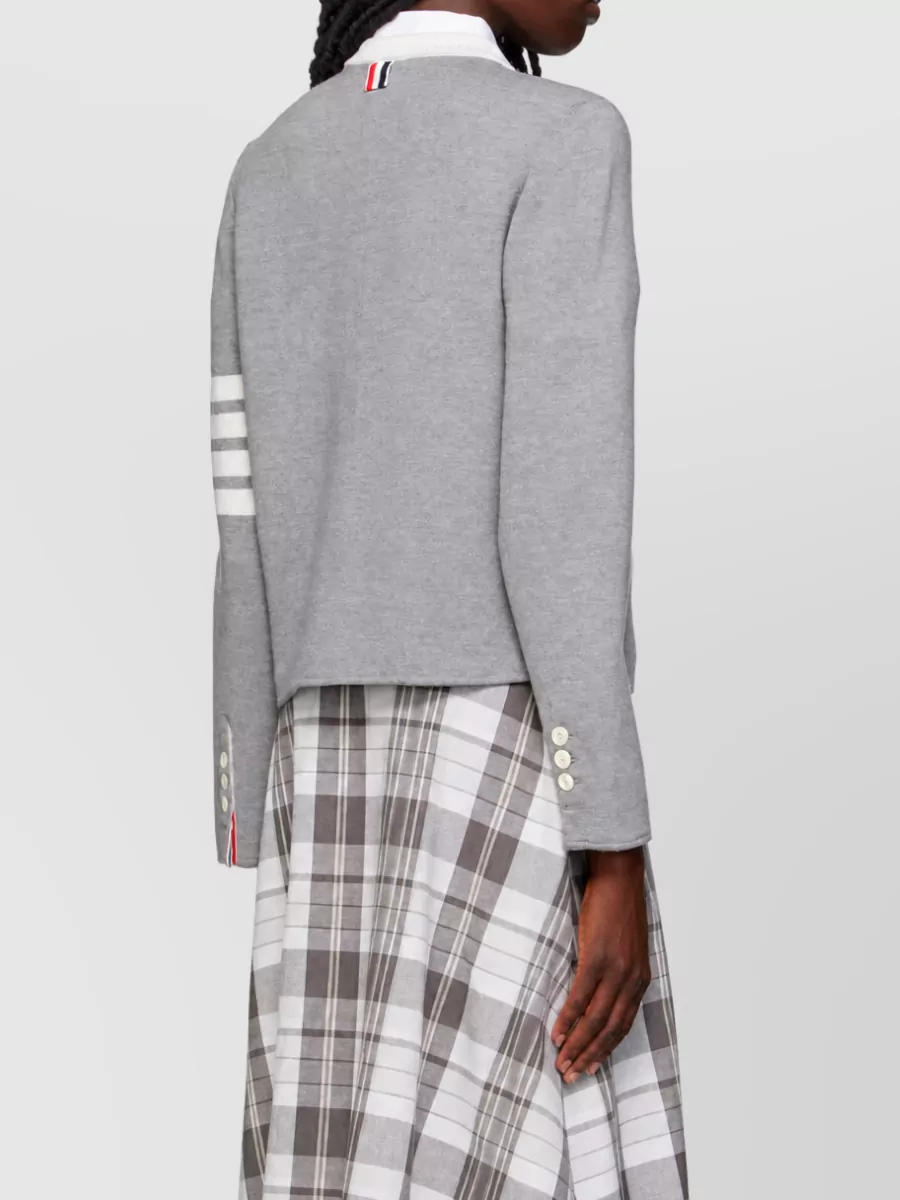 Thom Browne Wool Fitted Jacket