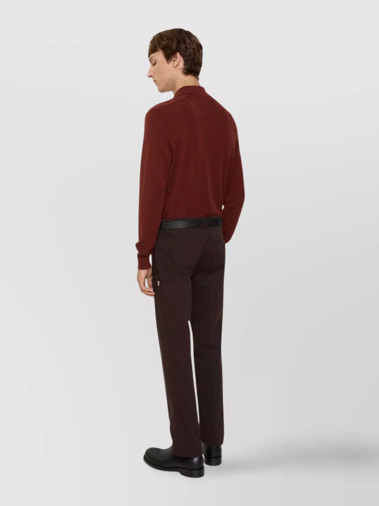 Burberry Slim Fit Cotton Chino Trousers