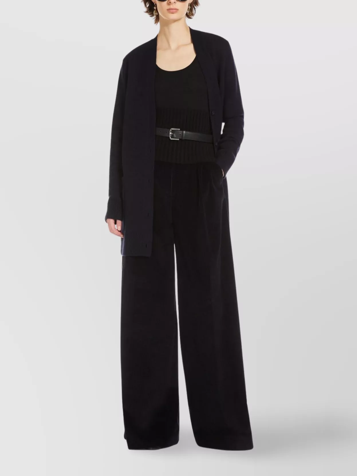 Max Mara Wool Cashmere Cardigan Sequins
