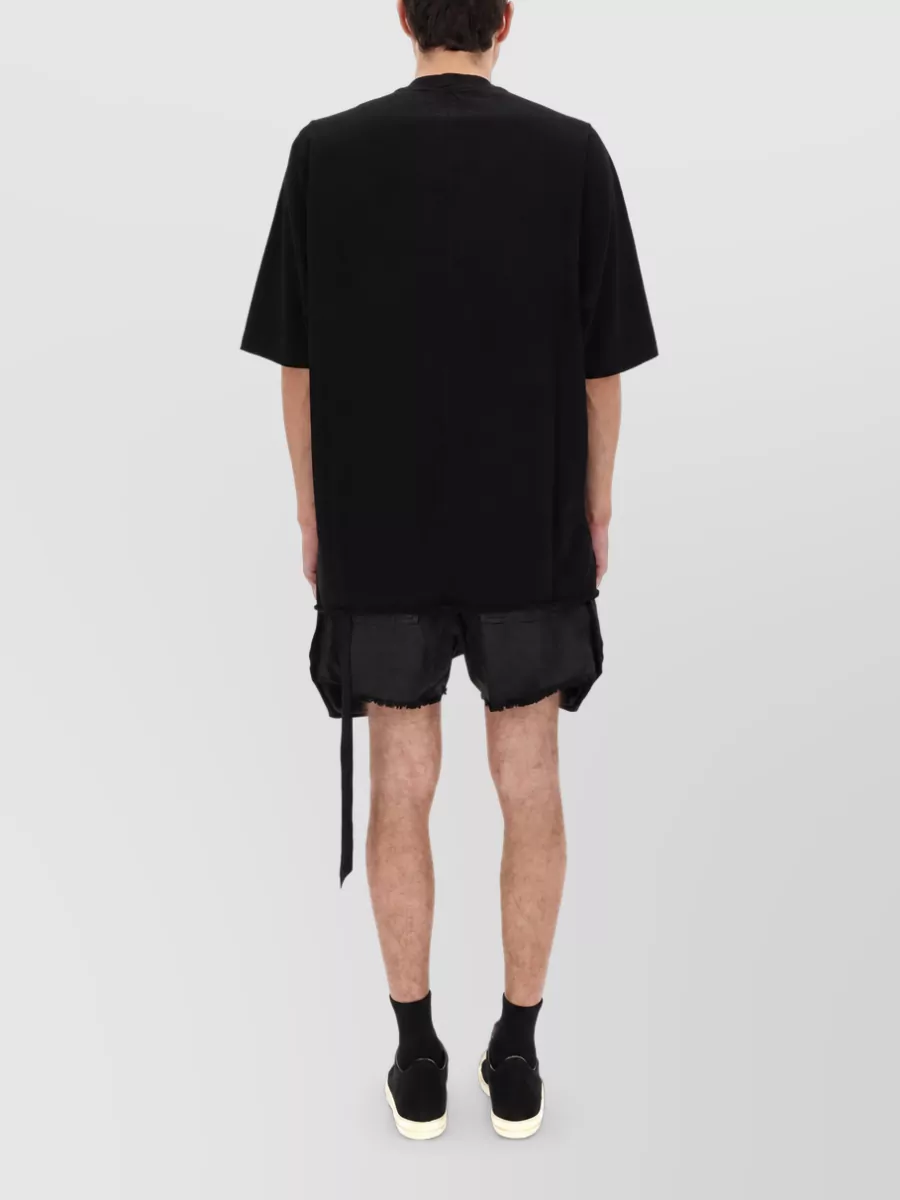 Rick Owens Drkshdw Subhuman Jumbo Loose Fit Short Sleeve Shirt