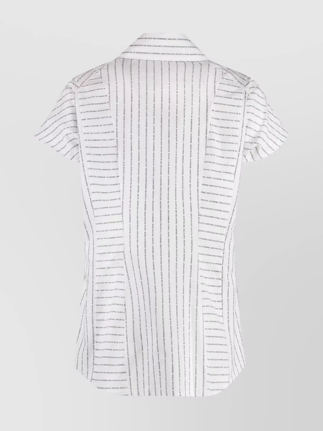 Vivienne Westwood Cotton Shirt With All-over Logo Print