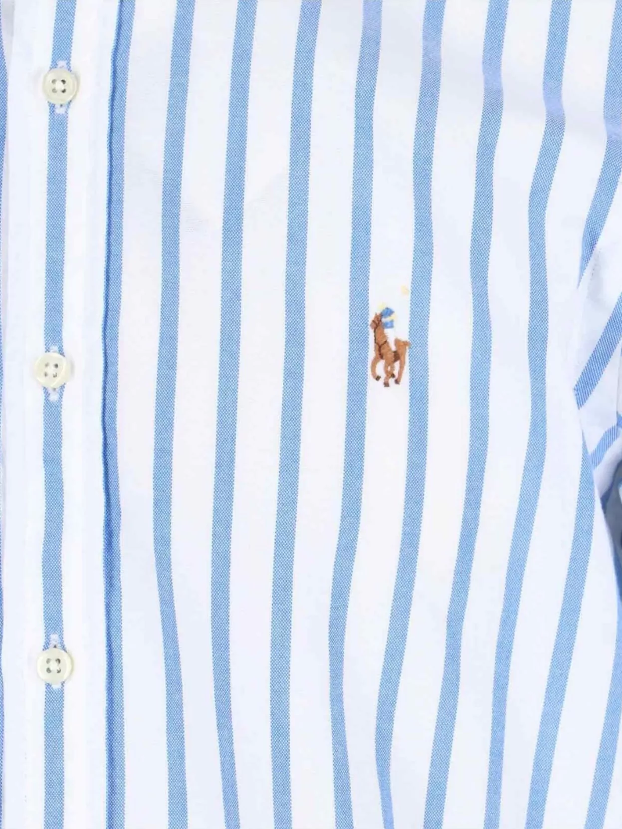 Polo Ralph Lauren Striped Pattern Button-Down Collar Long Sleeves Shirt