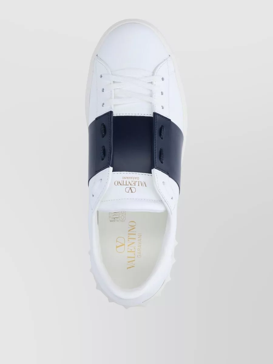 Valentino Leather Low-Top Sneakers