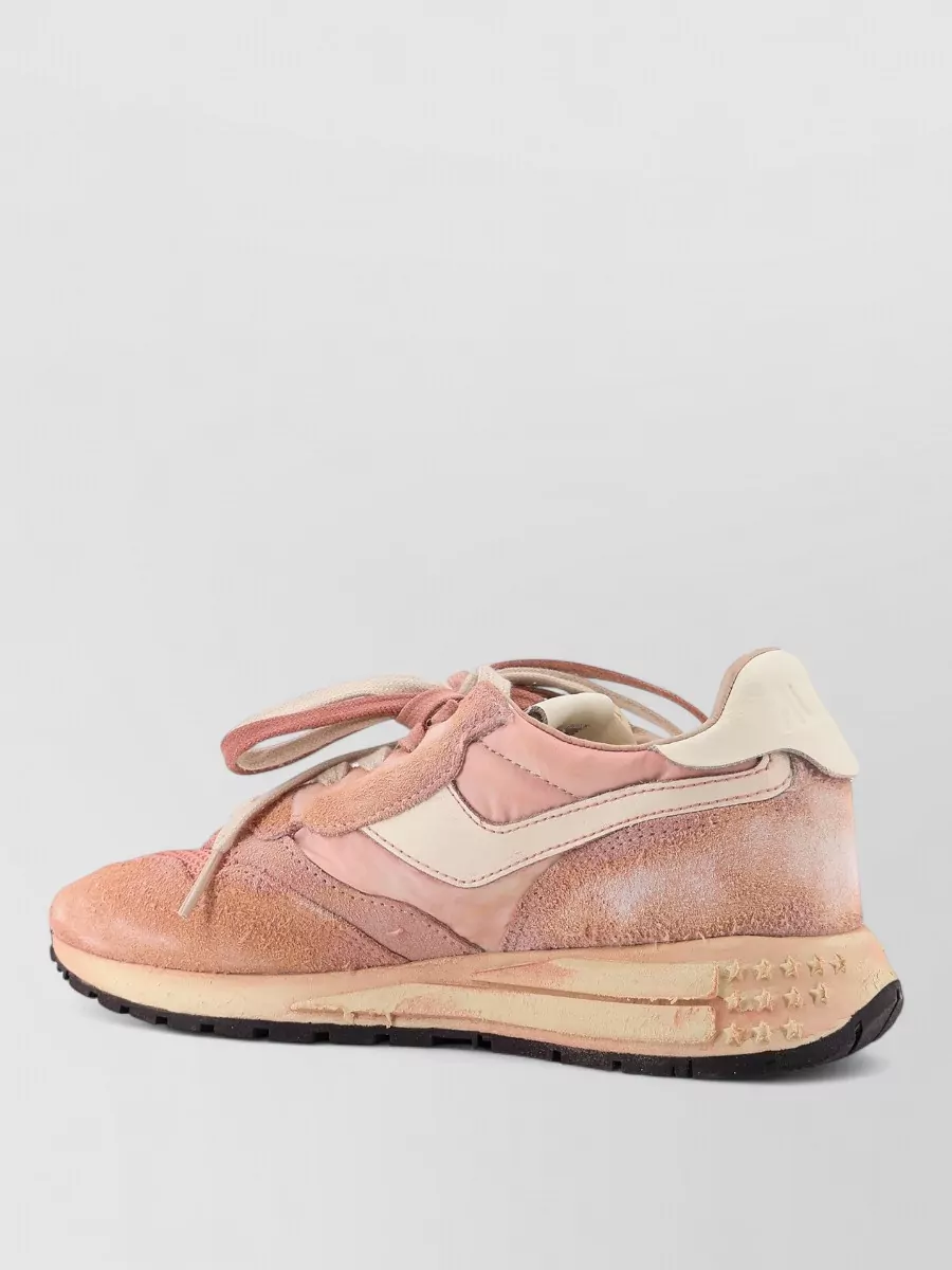 Autry Mesh And Suede Low-Top Sneakers