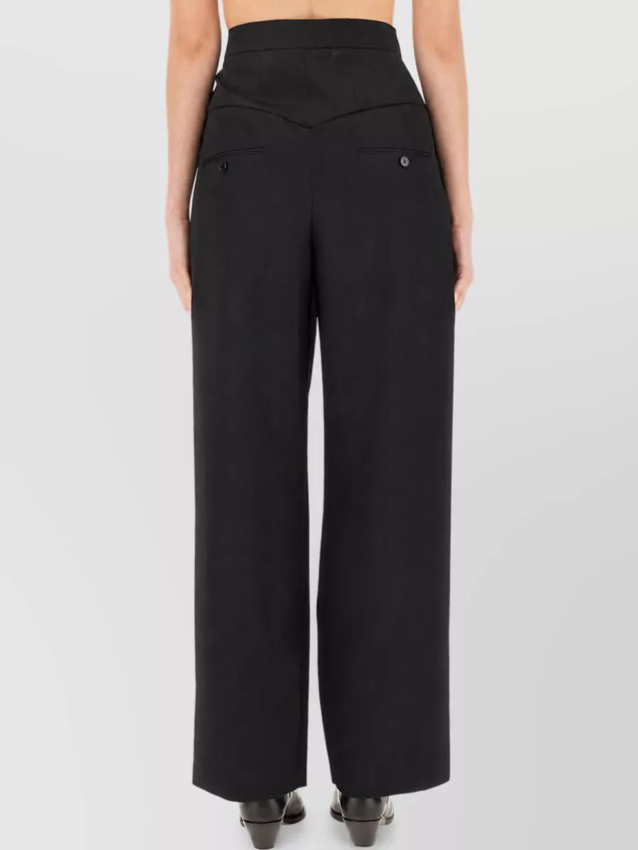 Isabel Marant Wool Wide-Leg Trousers