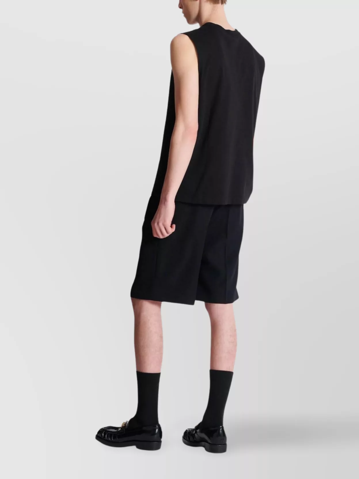 Balmain Crew Neck Sleeveless Relaxed Fit Top