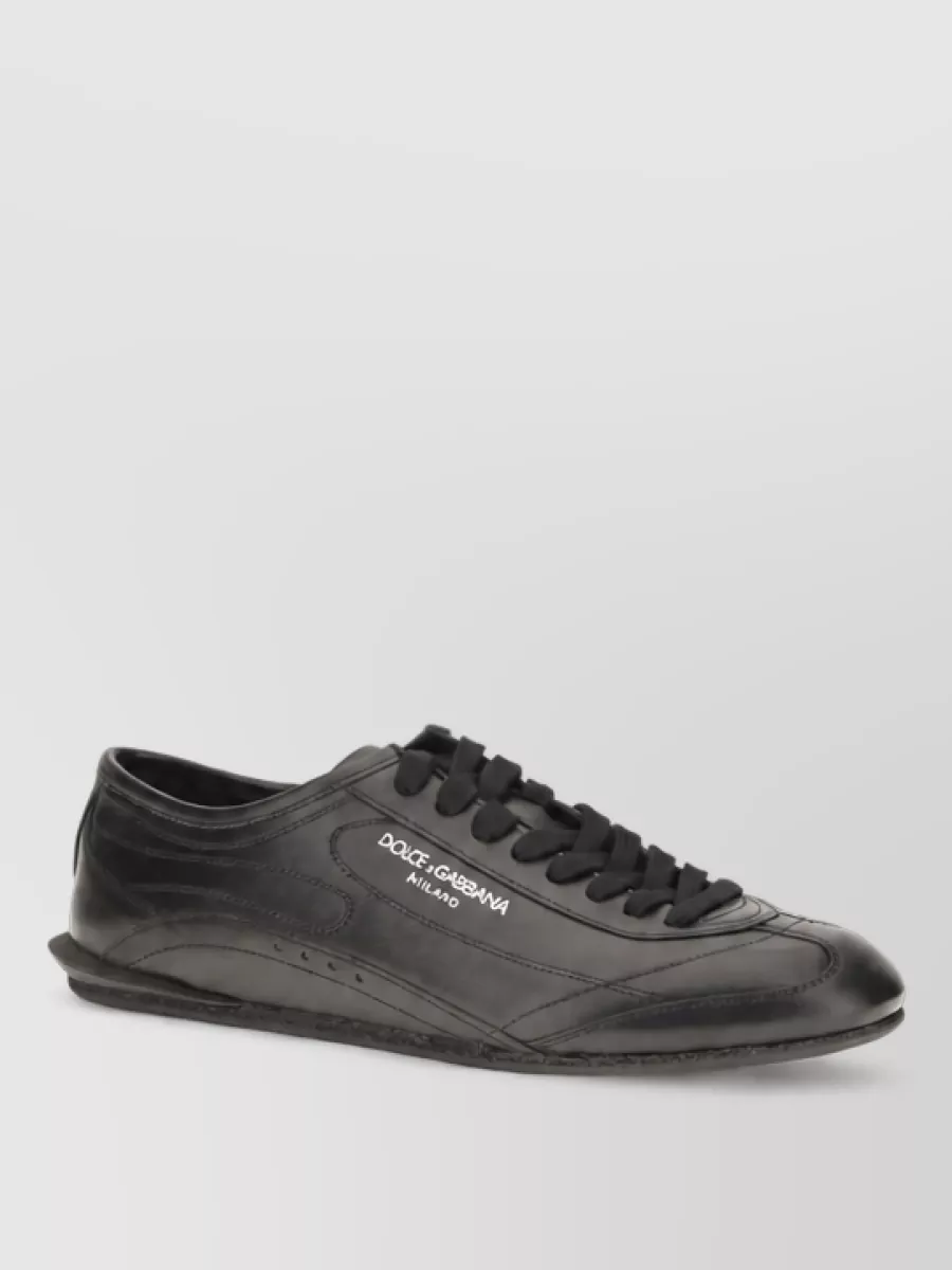 Dolce&Gabbana calf leather low-top sneakers