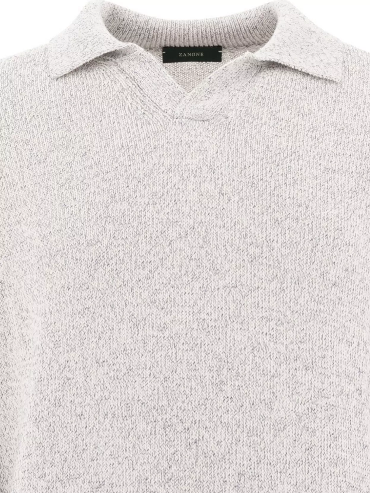 Zanone Knit Texture Long Sleeves Ribbed Cuffs
