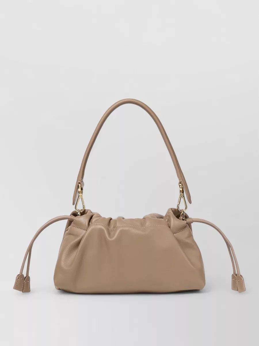 Fendi Baguette Medium Leather Clutch Bag