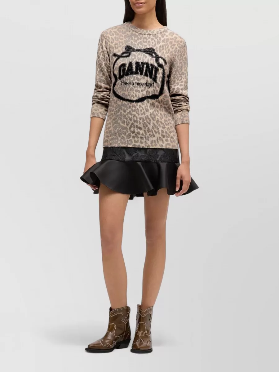 Ganni Graphic Wool Jumper