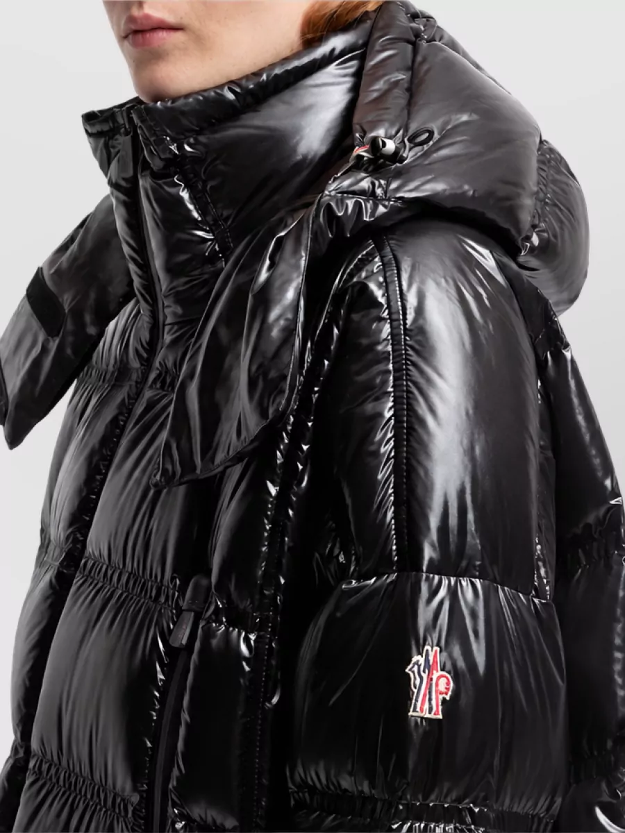 Moncler Down Hooded Long Coat