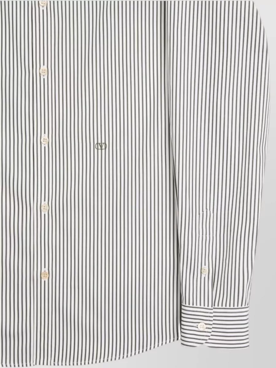 Valentino Garavani Cotton Embroidered Shirt